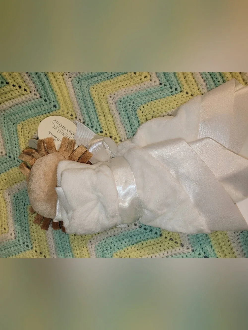 Lion Blanket Buddy From Hallmark New Adorable Squishable Lion With White Blanket